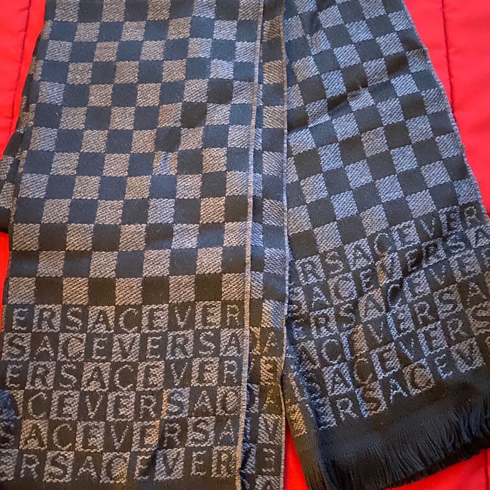 Versace checkered Scarve